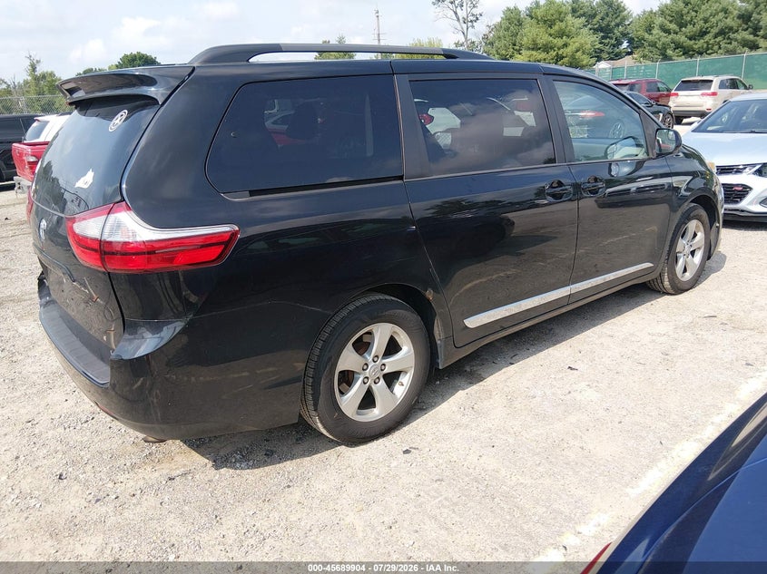 Vin: 5tdkk3dc2fs661432, lot: 46188511, toyota sienna le 8 passenger 20154