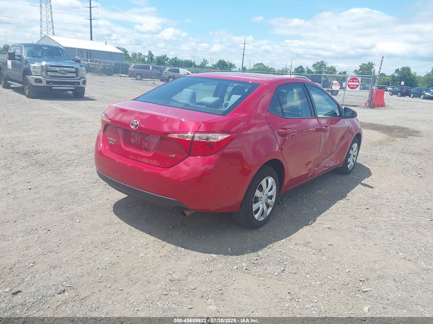 Vin: 2t1burhexjc064636, lot: 46188529, toyota corolla le 20182