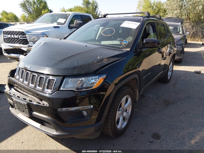 Vin: 3c4njdbb3lt115952, lot: 46188557, jeep compass latitude 4x4 20202