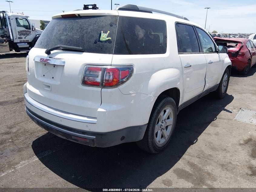 Vin: 1gkkrpkd1dj158407, lot: 46188558, gmc acadia sle-2 20134