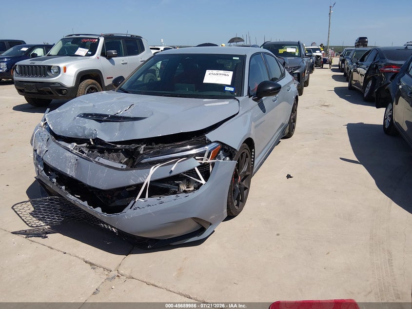 Vin: jhmfl5g42sx006771, lot: 46188593, honda civic type r 20252