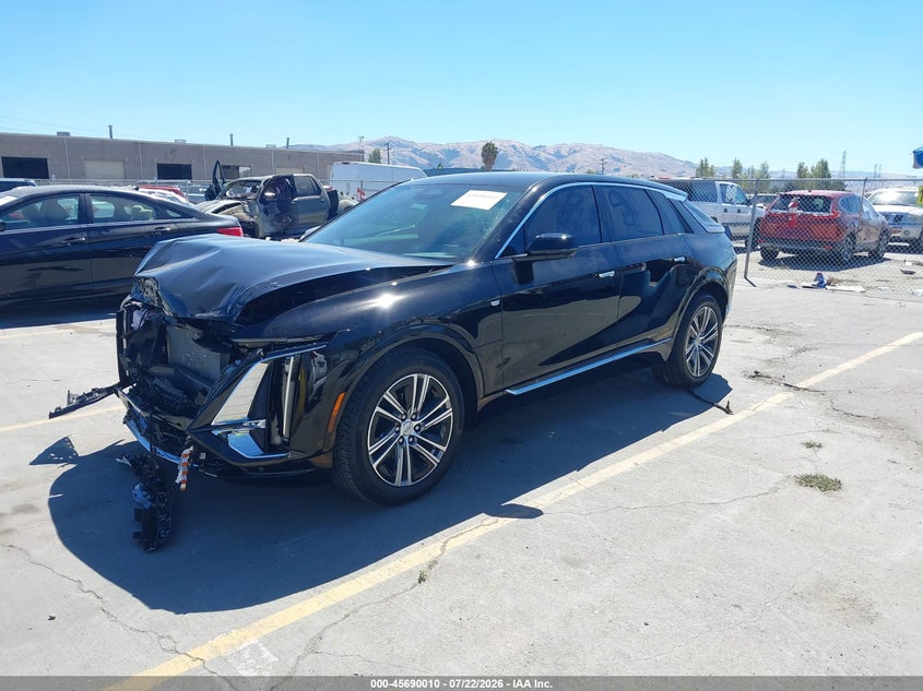 Vin: 1gykpnrl8sz316401, lot: 46188617, cadillac lyriq luxury 1 rwd 20252
