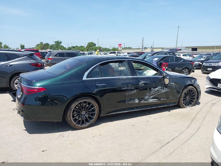 2022 Mercedes-Benz S 580 4Matic VIN: W1K6G7GBXNA129358 Lot: 45690013