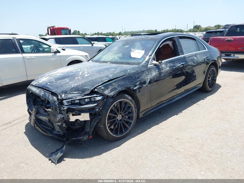 Vin: w1k6g7gbxna129358, lot: 46188621, mercedes-benz s 580 4matic 20222