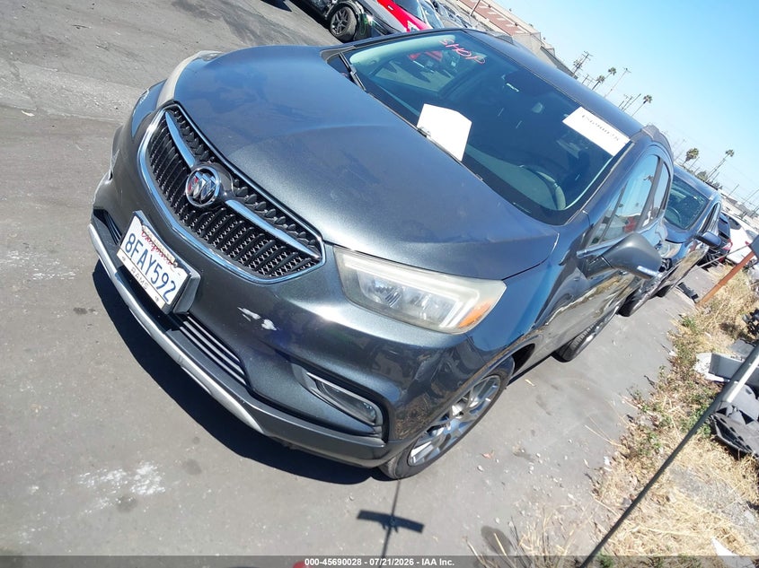 Vin: kl4cj1sb0jb584169, lot: 46188635, buick encore sport touring 20182