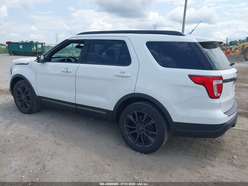 Vin: 1fm5k7dh2jgc24349, lot: 46188673, ford explorer xlt 20183