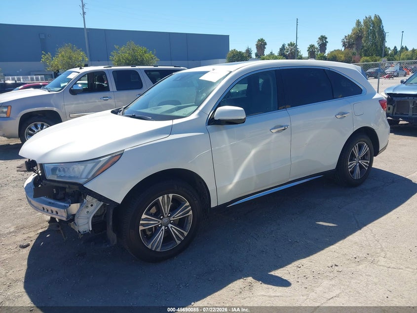 2019 Acura MDX, Удар спереду, IAAI, VIN 5J8YD3H38KL008969 — фото 2