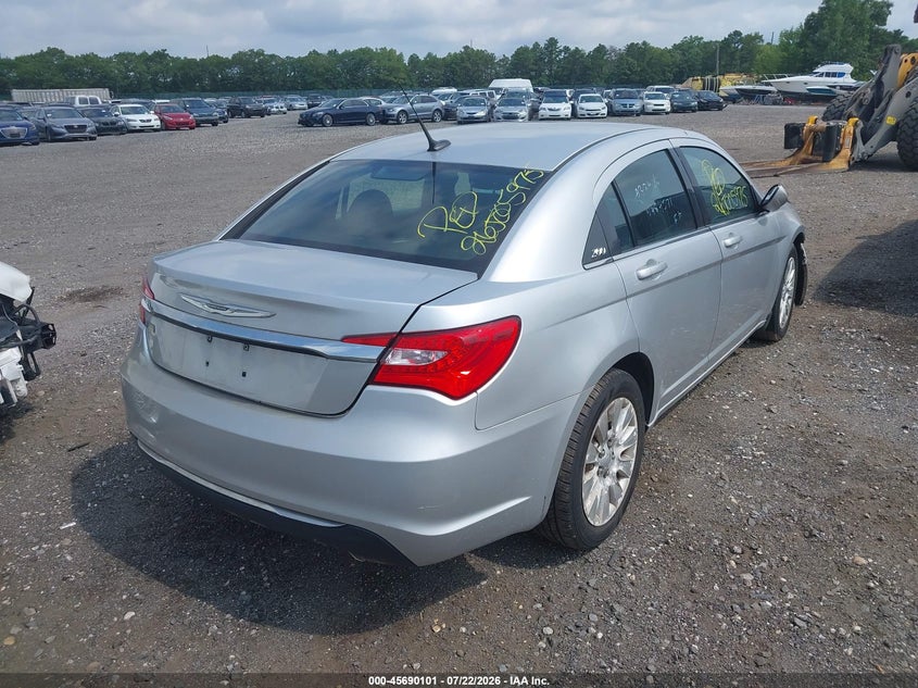 Vin: 1c3bc4fg5bn530972, lot: 46188708, chrysler 200 lx 20114
