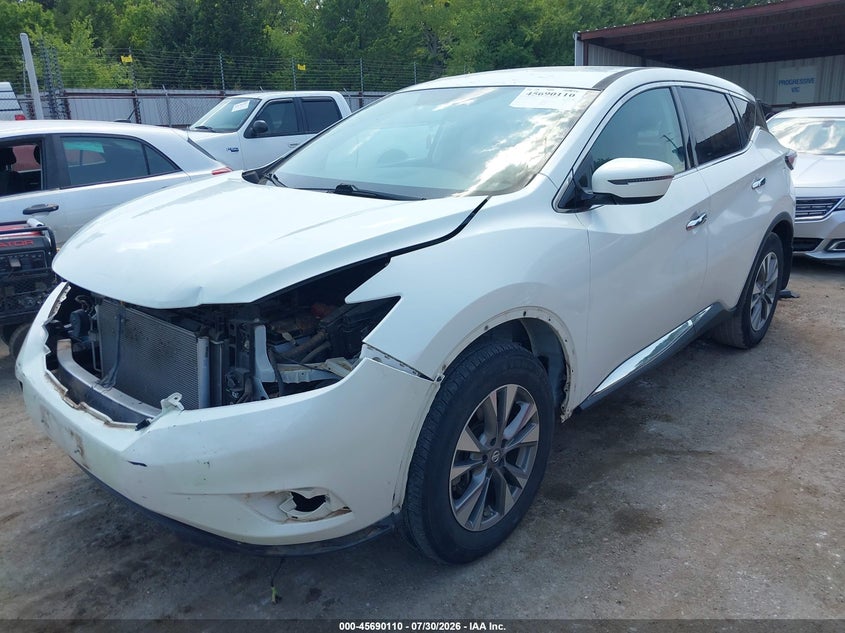 Vin: 5n1az2mg7hn167687, lot: 46188717, nissan murano s 20172