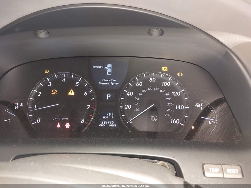 2007 LEXUS LS 460 auction photo 7