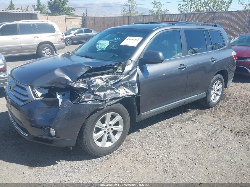 Vin: 5tdzk3eh8bs045172, lot: 46188818, toyota highlander se v6 20112