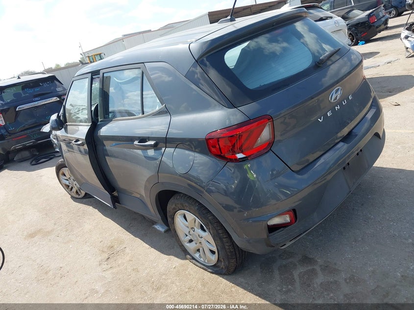 Vin: kmhrb8a37pu253789, lot: 46188821, hyundai venue se 20233