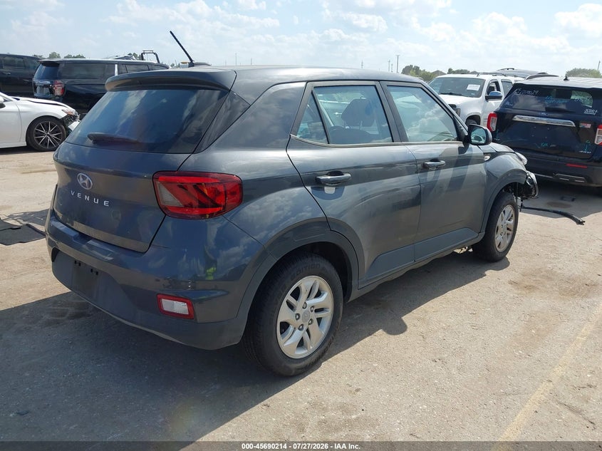 Vin: kmhrb8a37pu253789, lot: 46188821, hyundai venue se 20234