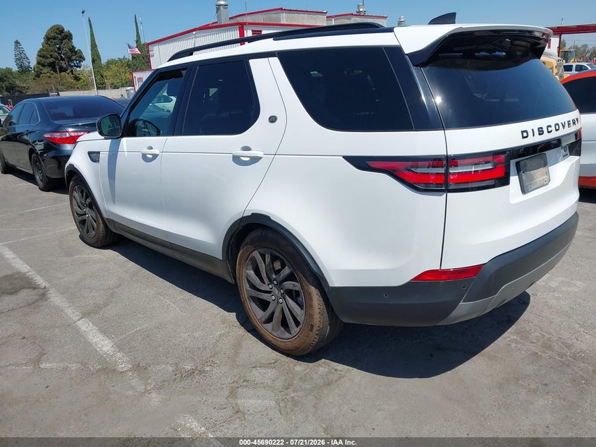 Vin: salrr2rv8ja069398, lot: 46188829, land rover discovery hse 20183