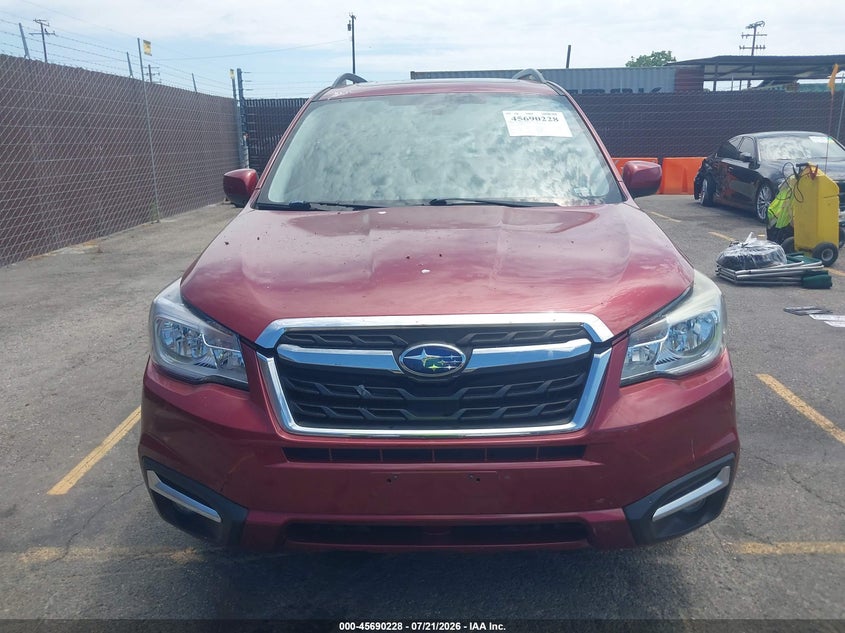 2018 Subaru Forester 2.5I Premium VIN: JF2SJAGC6JH432737 Lot: 45690228