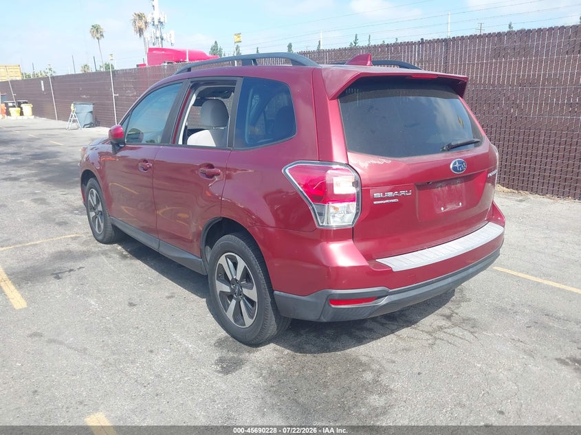 Vin: jf2sjagc6jh432737, lot: 46188836, subaru forester 2.5i premium 20183
