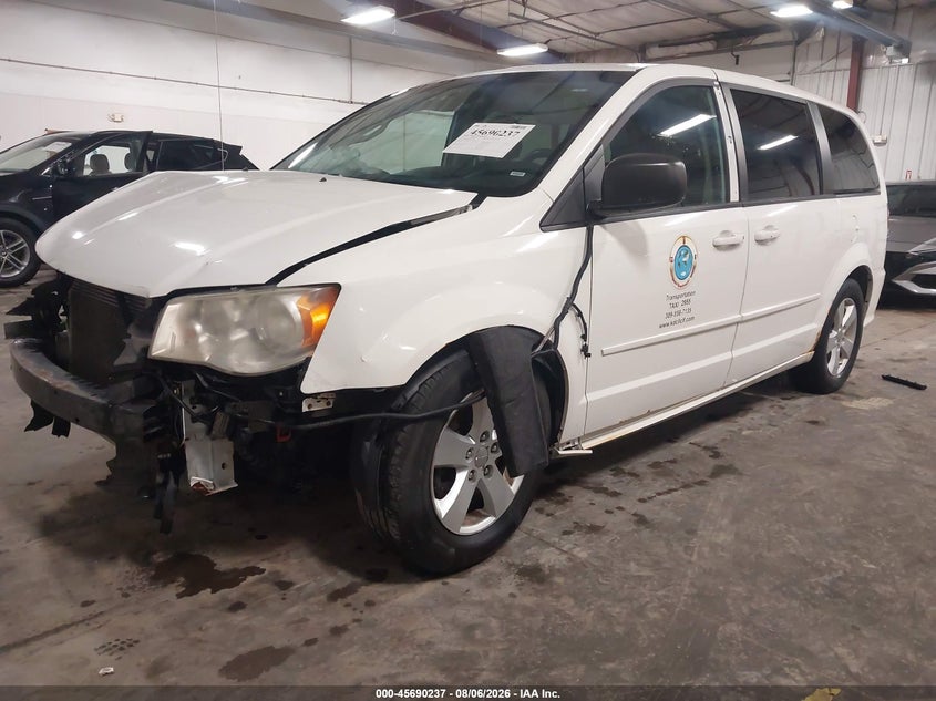 Vin: 2c4rdgbg9dr602955, lot: 46188844, dodge grand caravan se 20132