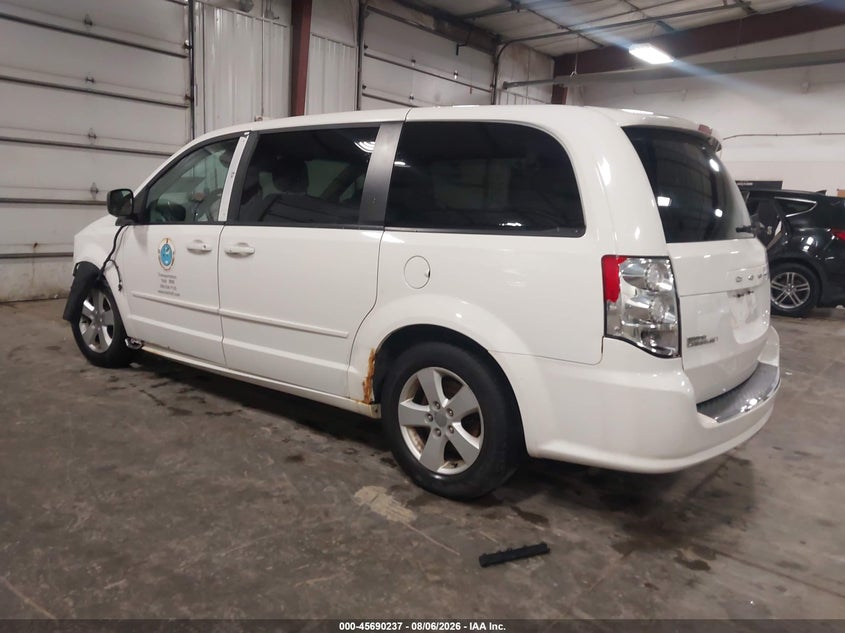 Vin: 2c4rdgbg9dr602955, lot: 46188844, dodge grand caravan se 20133