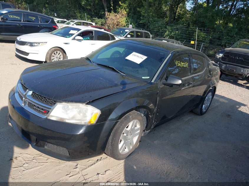 Vin: 1c3cdzab4en145482, lot: 46188861, dodge avenger se 20142