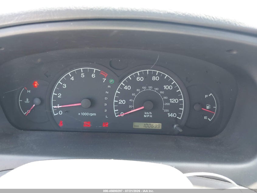 2002 Hyundai Elantra Gls VIN: KMHDN45D12U304287 Lot: 45690297