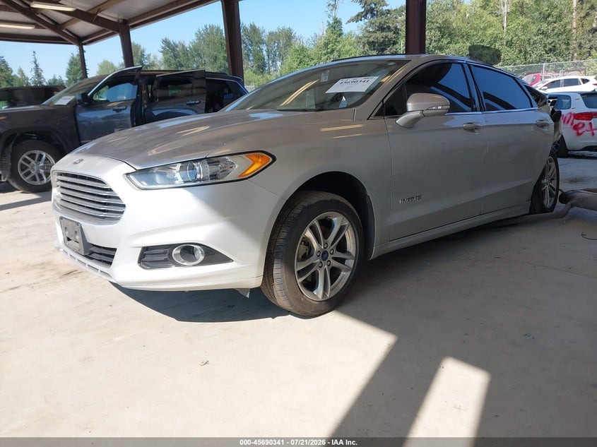 Vin: 3fa6p0ru3fr214331, lot: 46188948, ford fusion hybrid titanium 20152
