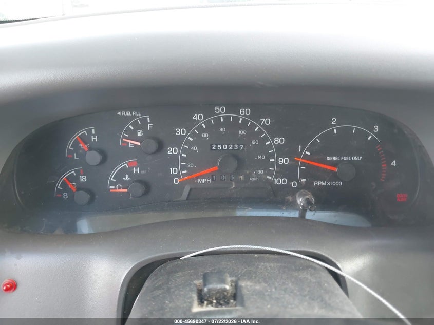 2001 FORD F350 PICKUP 7.3L V-8 DI, TURBO, 260HP