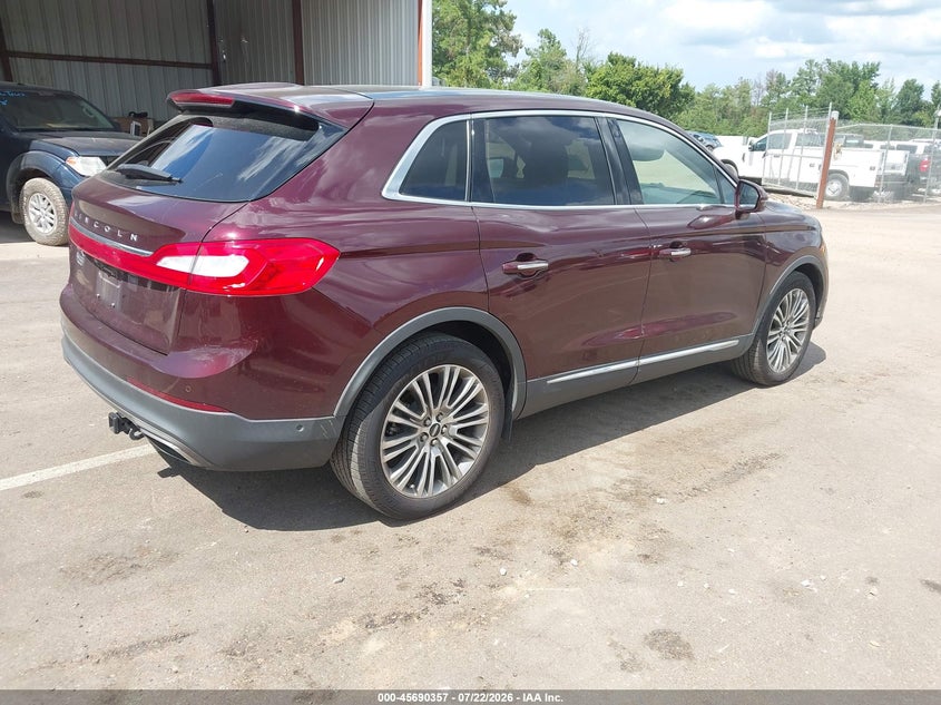 Vin: 2lmpj6lr1jbl30061, lot: 46188964, lincoln mkx reserve 20184