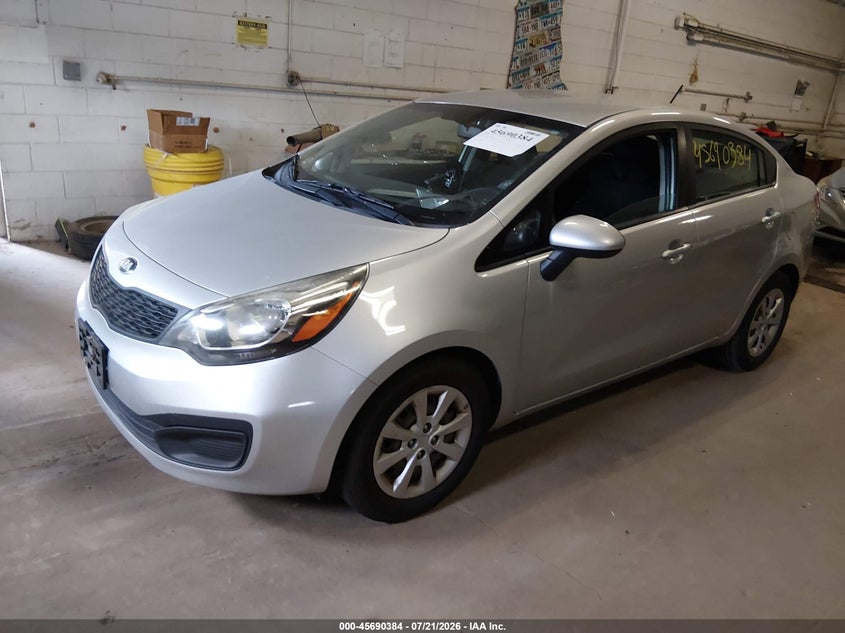 Vin: knadm4a33d6228421, lot: 46188991, kia rio lx 20132