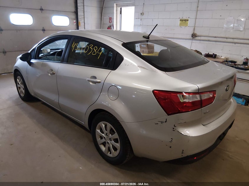 Vin: knadm4a33d6228421, lot: 46188991, kia rio lx 20133