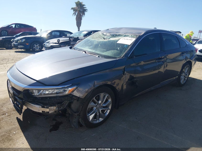 2018 Honda Accord Lx, Переворот, IAAI, VIN 1HGCV1F1XJA026137 — фото 2