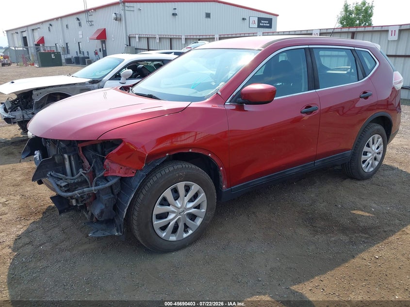 2016 Nissan Rogue, Front End, IAAI, VIN 5N1AT2MVXGC765346 — photo 2