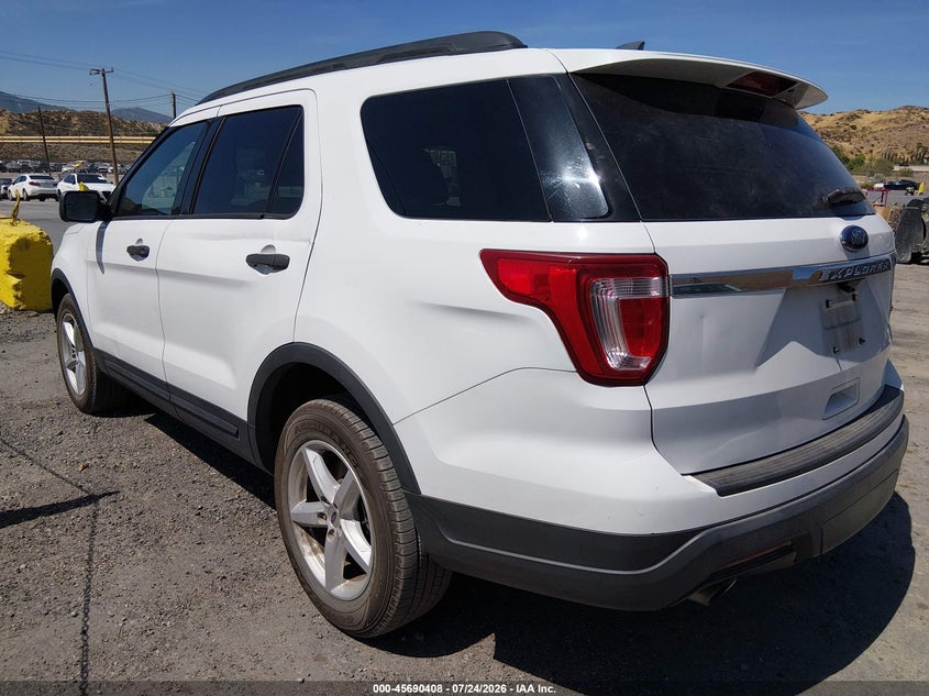 2018 FORD EXPLORER auction photo 3
