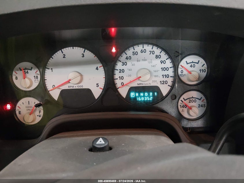 DODGE RAM 2500 2006 VIN 3D7KS28C46G115644