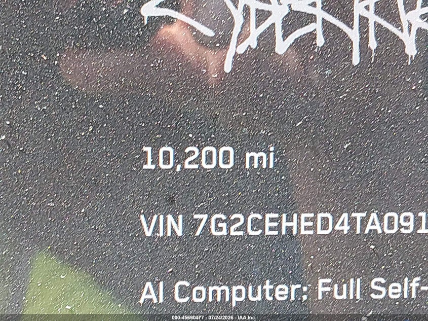 TESLA CYBERTRUCK 2026 VIN 7G2CEHED4TA091413