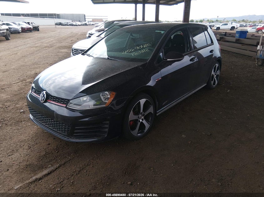 2017 VOLKSWAGEN GOLF GTI auction photo 2