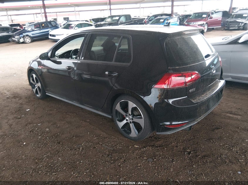 2017 VOLKSWAGEN GOLF GTI auction photo 3