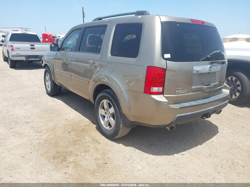 Vin: 5fnyf3h50bb019901, lot: 46189100, honda pilot ex-l 20113