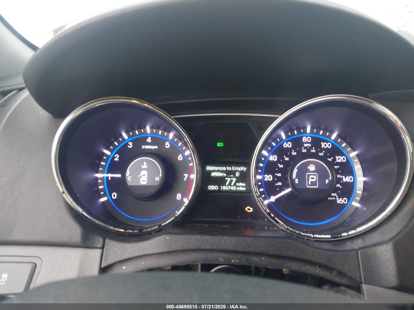 2013 Hyundai Sonata Gls VIN: 5NPEB4AC7DH758779 Lot: 45690510
