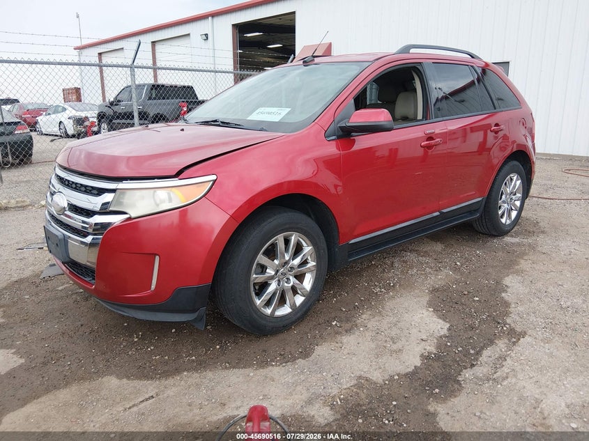 Vin: 2fmdk3j93cba27167, lot: 46189123, ford edge sel 20122