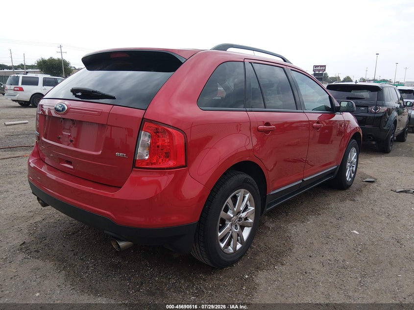 Vin: 2fmdk3j93cba27167, lot: 46189123, ford edge sel 20124