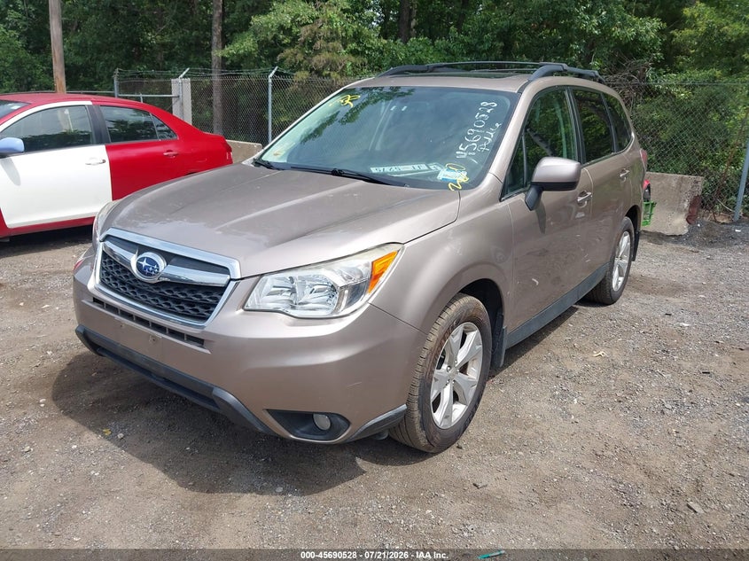 2014 SUBARU FORESTER SPORT UTILITY VEHICLE 2.5L H-4 DOHC, VVT, 170HP