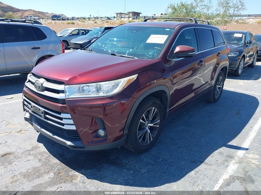 Vin: 5tdzzrfh6hs218404, lot: 46189163, toyota highlander le plus 20172