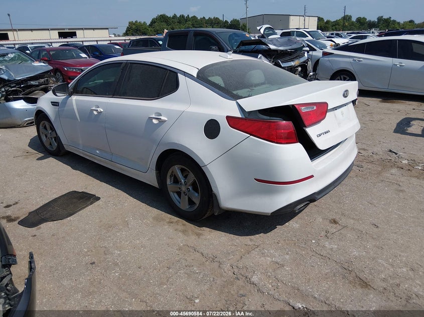 Vin: 5xxgm4a77eg334246, lot: 46189191, kia optima lx 20143