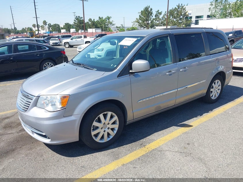 Vin: 2c4rc1bg9gr296845, lot: 46189227, chrysler town & country touring 20162