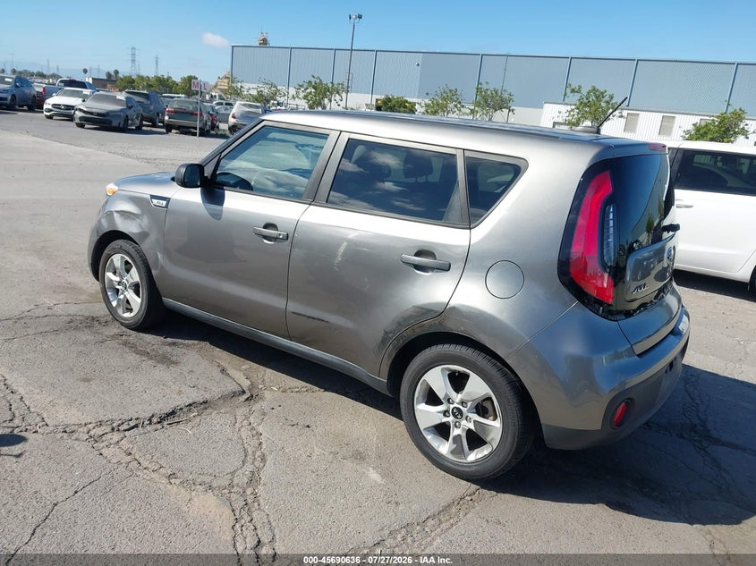 Vin: kndjn2a28h7437300, lot: 46189243, kia soul 20173