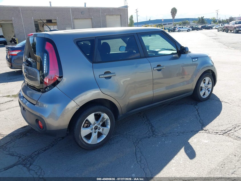 Vin: kndjn2a28h7437300, lot: 46189243, kia soul 20174