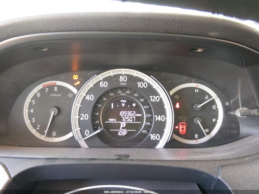 2015 HONDA ACCORD auction photo 7