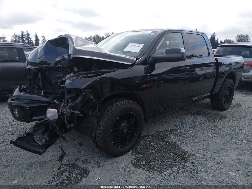 Vin: 1c6rr7lm0js353243, lot: 46189251, ram 1500 big horn  4x4 5'7 box 20182