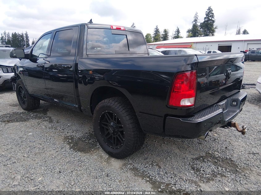 Vin: 1c6rr7lm0js353243, lot: 46189251, ram 1500 big horn  4x4 5'7 box 20183