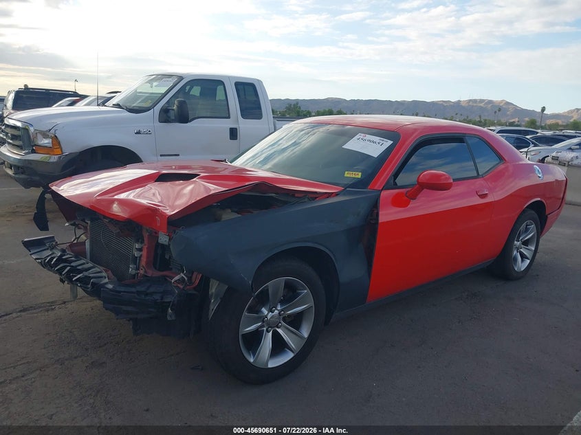 Vin: 2c3cdzag9fh869092, lot: 46189258, dodge challenger sxt 20152